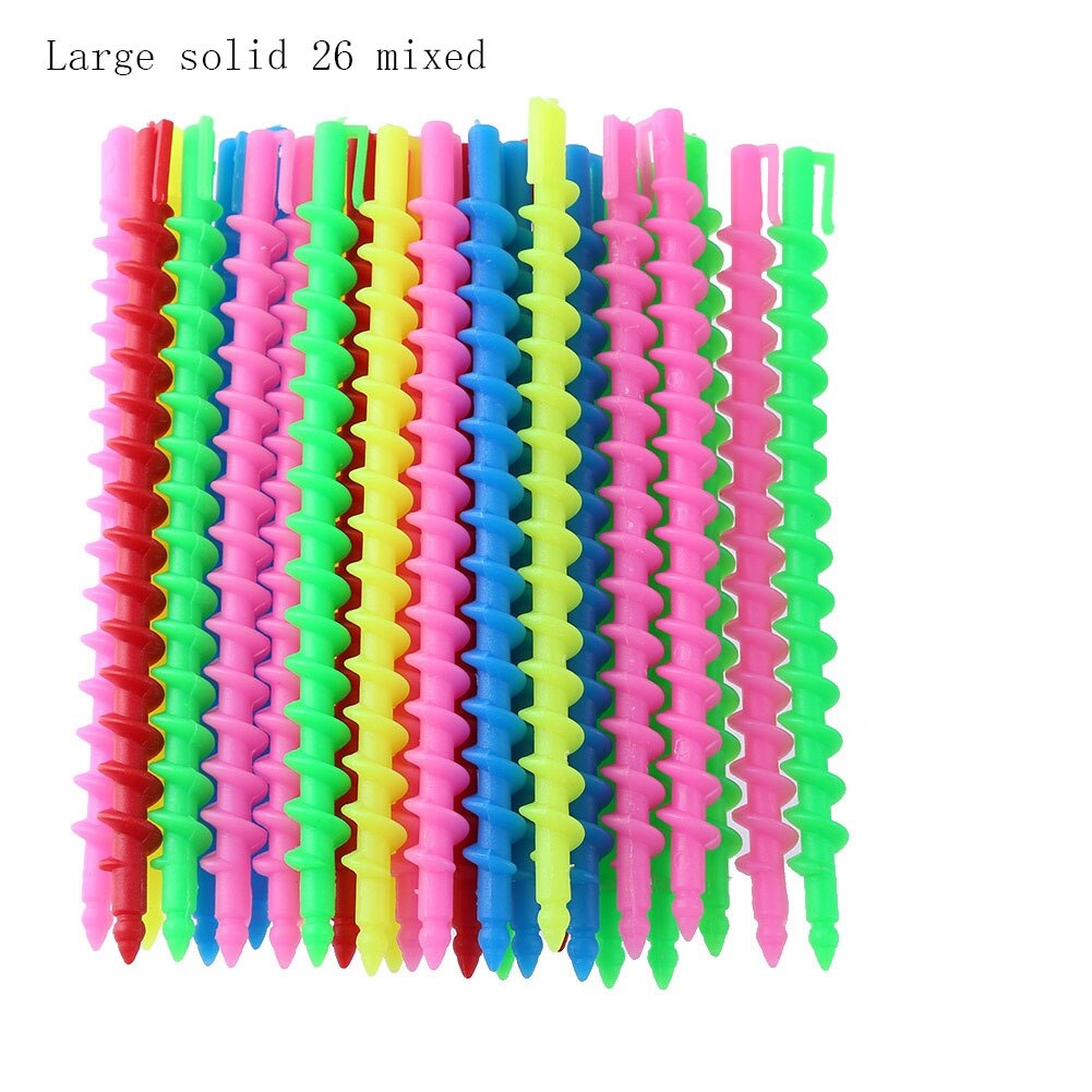 Factory Hairdressing Tools Hairdressing Screw Rod Perm Size Solid Screw Rod Cold Perm Shaped Portable Curling Rod: 1