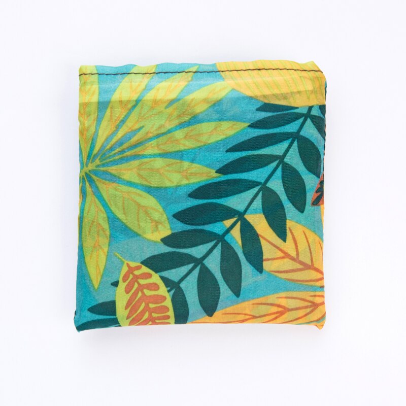 Flamingo bag Many Colors polyester Foldable Recycle Shopping Bag Eco Reusable Tote Bag Cartoon Floral Fruit Vegetable Grocery: FB 1