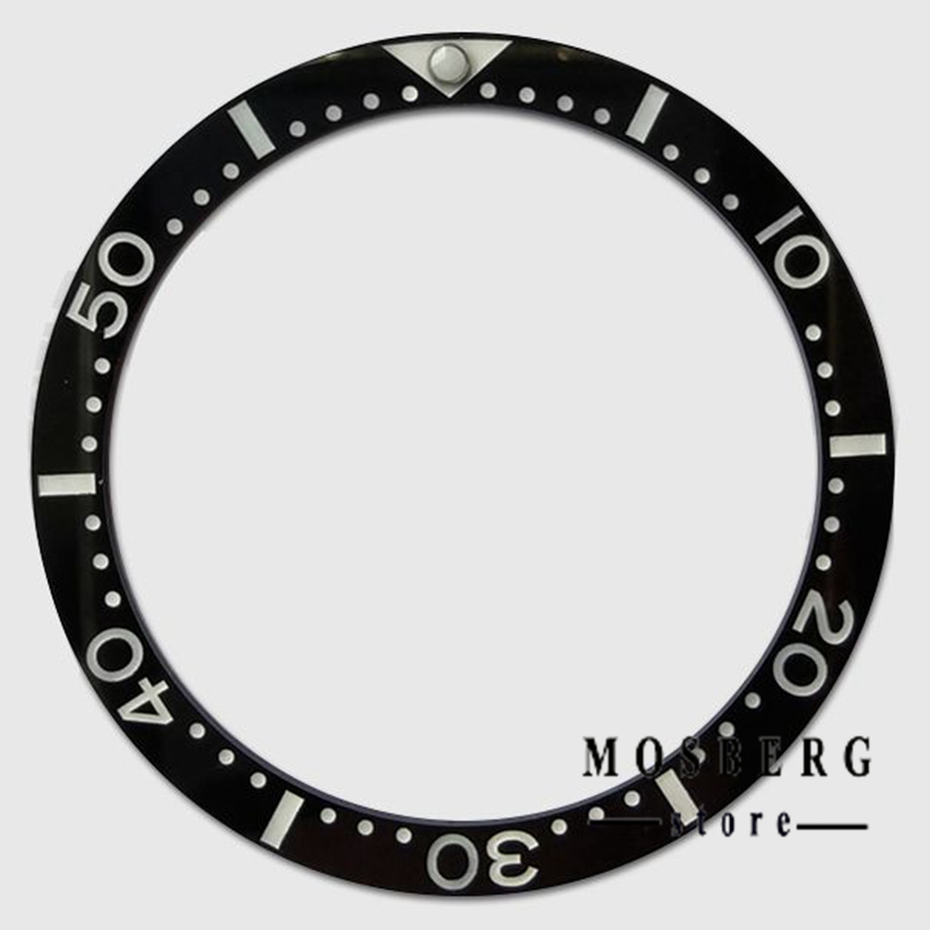 Zwart Horloge Bezel Groene Lichtgevende Diameter 38Mm * 31.5Mm Platte Keramische Ring Insert Fit Horloges Case Vervangen Accessoires onderdelen: 1B/Blauw