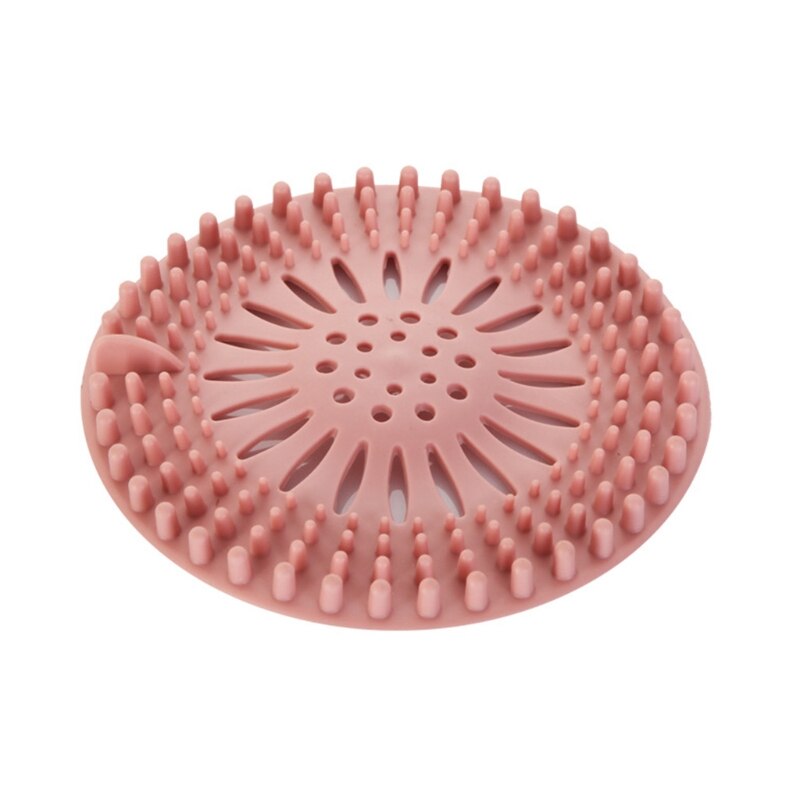 Siliconen Afvoerputje Cover Badkamer Haar Catcher Gootsteen Afvoer Filter Drain Stopper Ronde Riool Filter Universal: PK