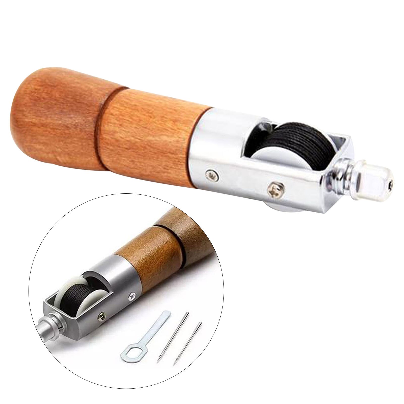 1pc Diy Leather Hand Sewing Machine Handmade Leather Stitching Machine Leather Carving Sewing Equipment