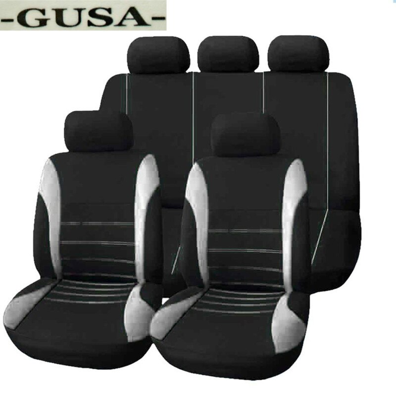 Universele terug rij auto stoelhoezen mat hond kussen voor fiat 500x albea bravo ducato freemont linea marea palio panda tempra