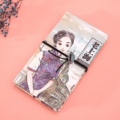 Multi-layer Folding Rope Binding Manual Lock Album Accordion Pasted Kraft Paper Folding Graduation Collection: style 6