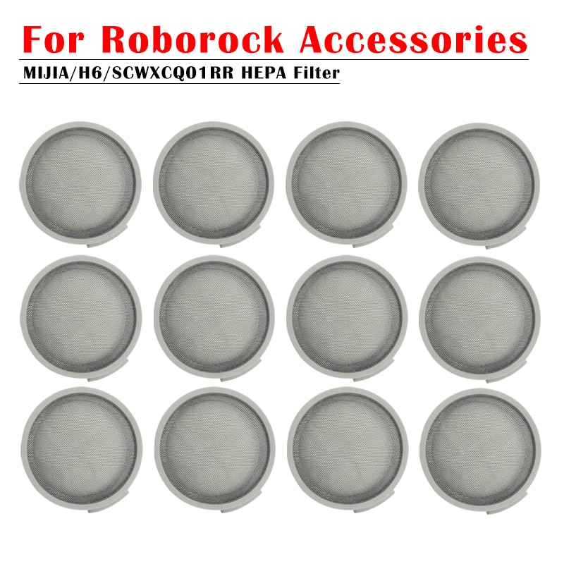 til xiaomi mijia roborock  h6 scwxcq 01rr håndholdt støvsuger tilbehør vaskbart hepa filter støvpose reservedel