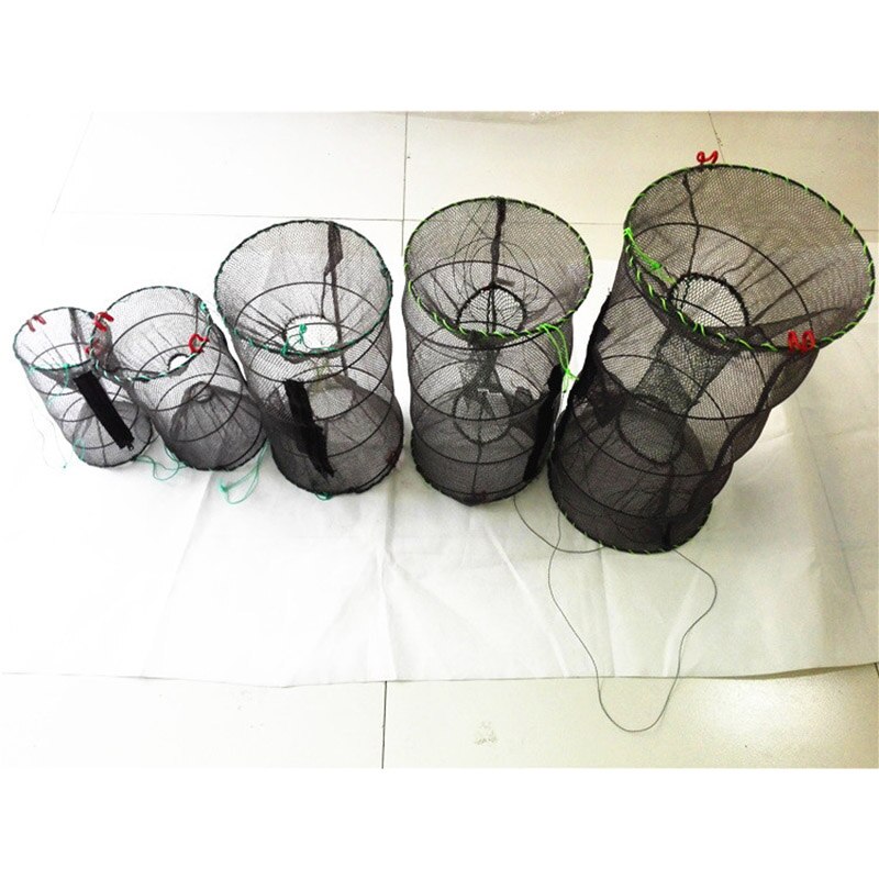 Filet de piège à crevettes Portable, panier pliable pour la pêche en direct, petits accessoires
