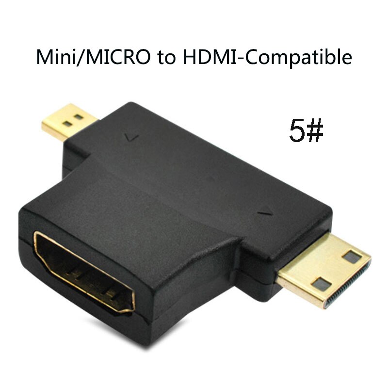 Wiele rodzajów 1080P Adapter konwerter HDMI-kompatybilny z mikro złącze żeńskie USB Extender z wejściem HDMI, przedłużenie kabla przewód: 5