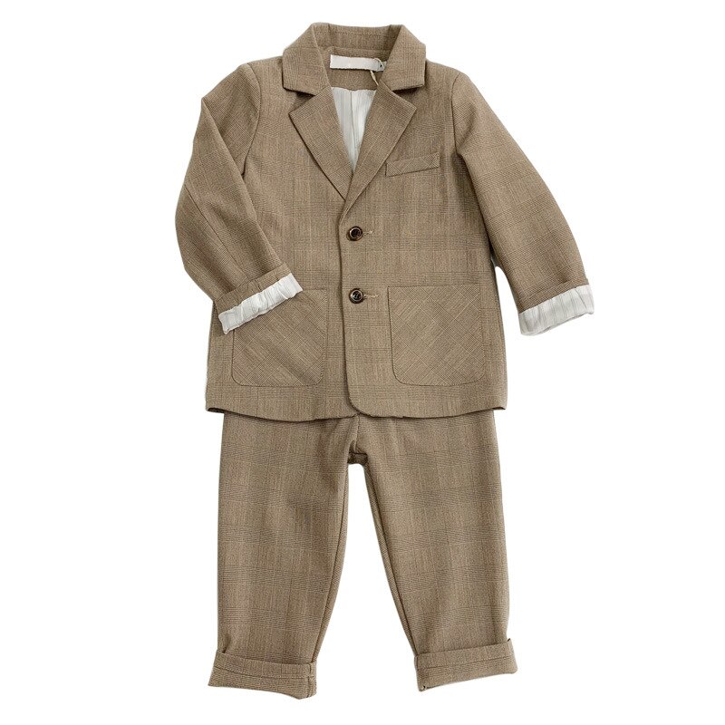 Girls Boys Suits for Wedding Kids Blazer School Suit Boys Costume Toddler Suits Set Formal Girl Suit Children Clothes 2PCS ZH142