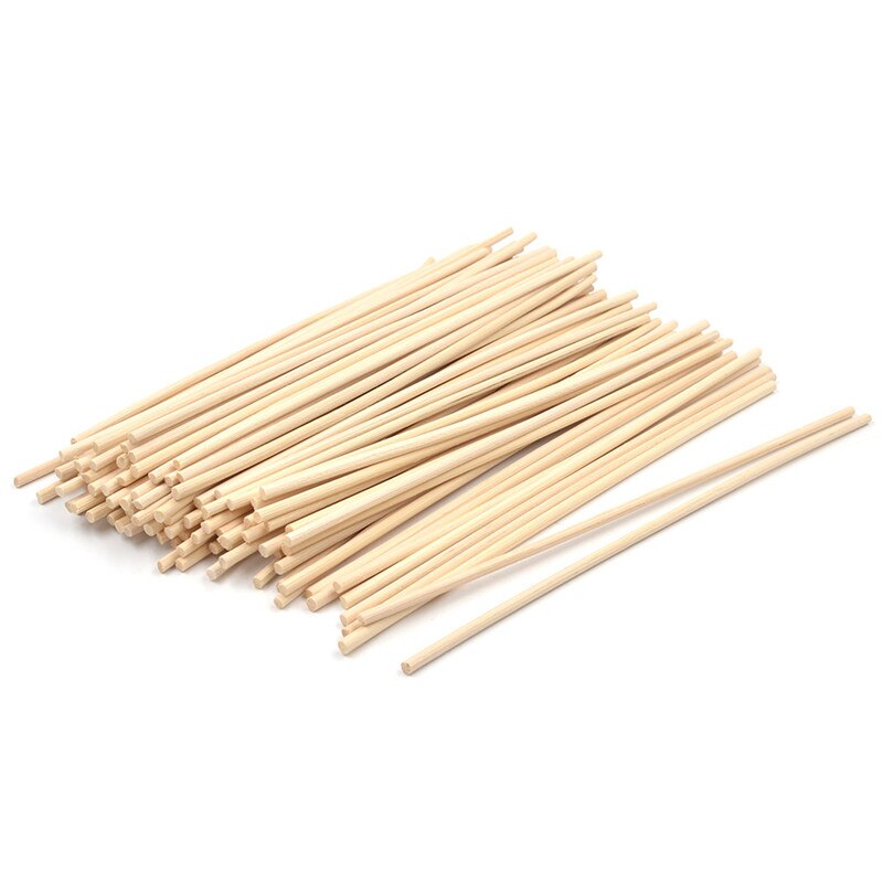 100pcs 20cm Rattan Reed Diffuser Replacement Sticks 3mm 3.5mm Reed Oil Diffuser Stick for Home Bathrooms Fragrance