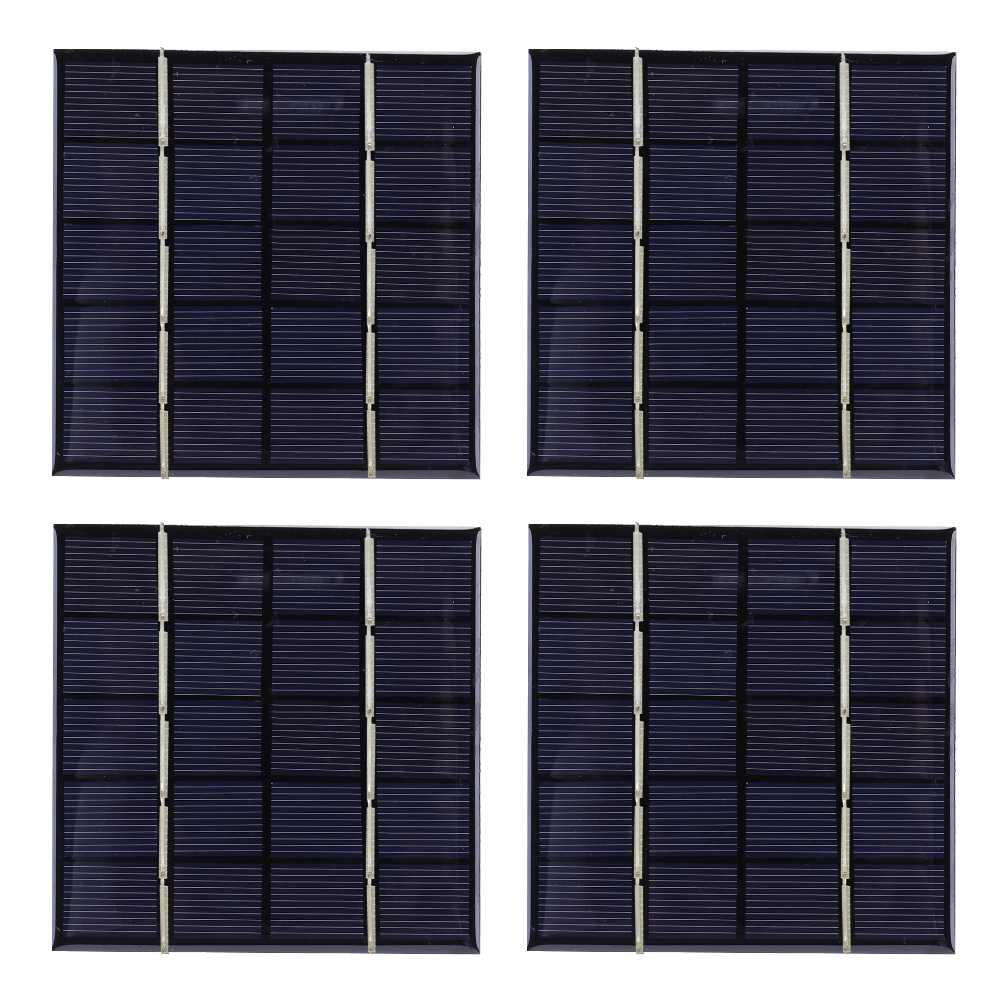 Panel Solar 3W 5V Micro placa de carga Solar cargador rápido portátil célula fotovoltaica para batería de 3,7 V batería de 3-5V/cargador de teléfono: Color camuflaje del desierto