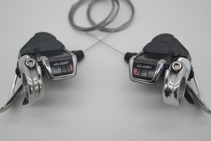Taiwan Microshift 3/10 speed MTB Mountain Bike road cycling 30 Speed Shifter Derailleur Bicycle Split DIP shift gear: a pair 30 speed