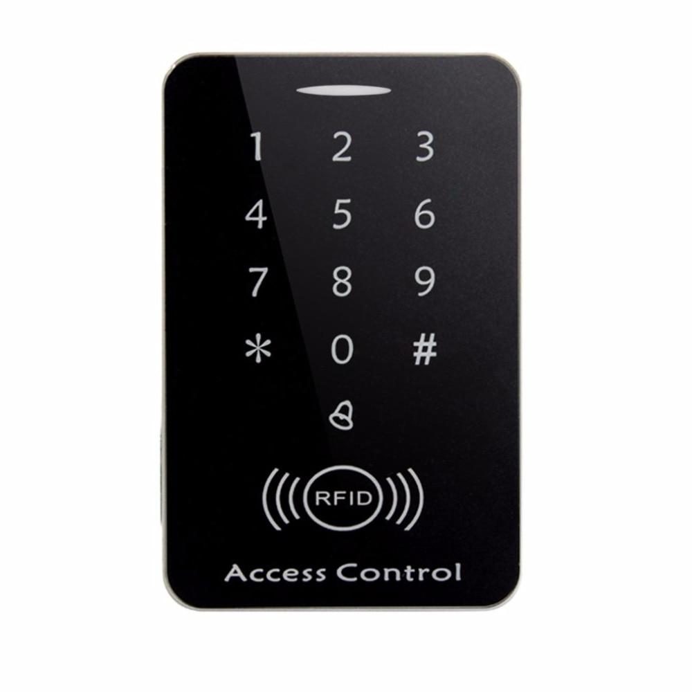 LESHP 125khz RFID Keypad access control system digital keyboard door lock controller RFID card reader with 10pcs TK4100 keys