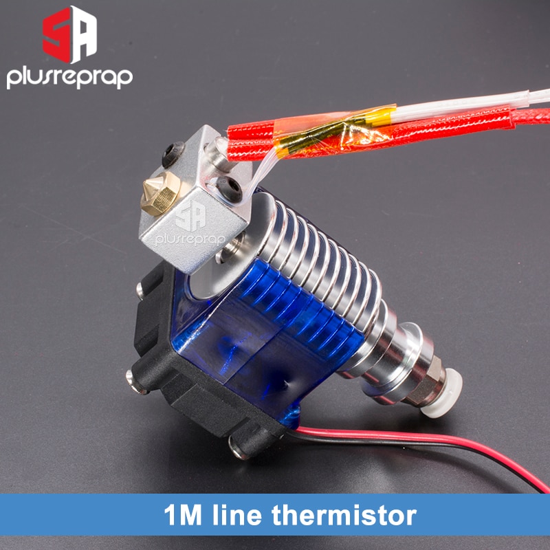 V6 J-head 24V All metal Hotend Wade or Bowden Extruder Heater Thermistor Fan Nozzle Heat sink for 1.75/ 3mm 3D Printer Part