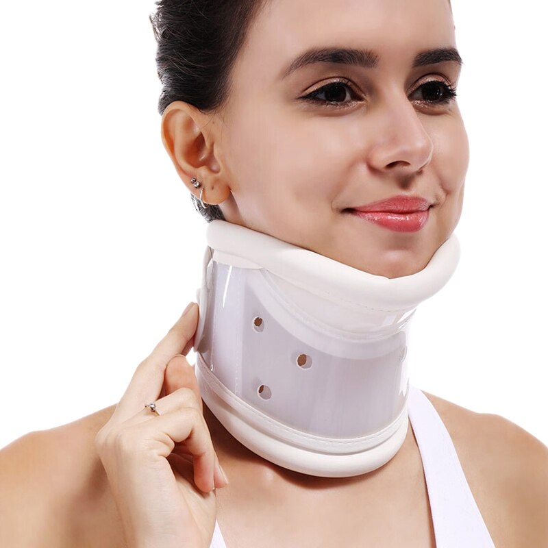 Collier Cervical avec soutien du menton pour cou raide, soulagement de la douleur, soins osseux