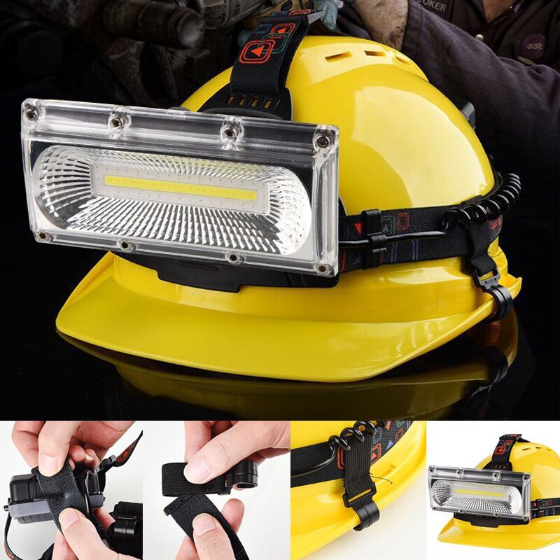 40000 lms cob led forlygte reparation lys hovedlampe usb genopladeligt vandtæt forlygte 18650 batteri fiskelys