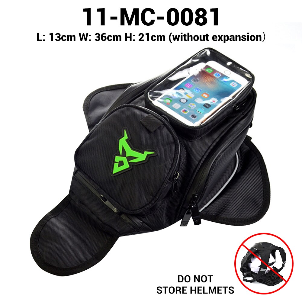 Oxford – sac de réservoir étanche pour Moto, sacoche de selle pour casque, sac d'huile et de carburant, magnétique, boîte aux lettres: 11-MC-0081-L -GN