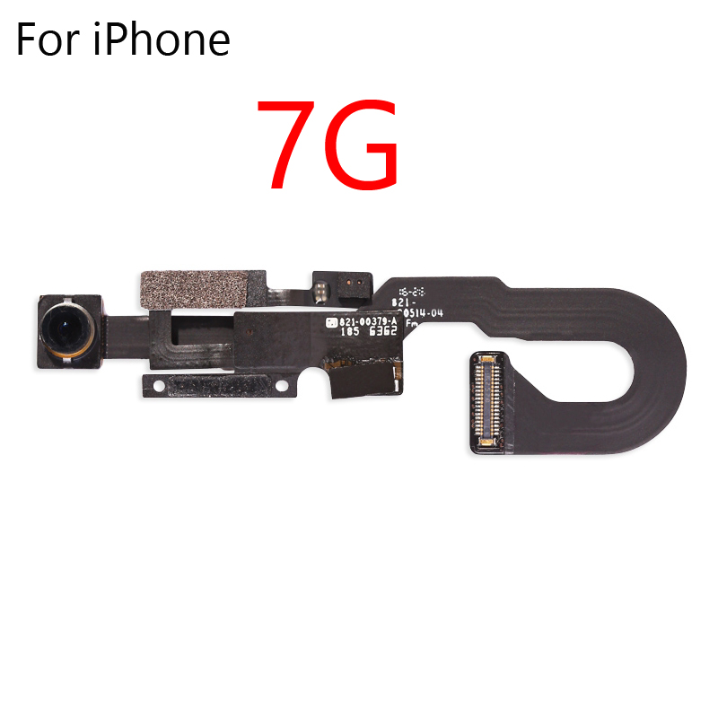 Mały przedni aparat dla iPhone 6 6s 7 8 Plus 5S SE 2020 czujnik zbliżeniowy twarz przednia kamera Flex Cable telefon naprawa części: 7G