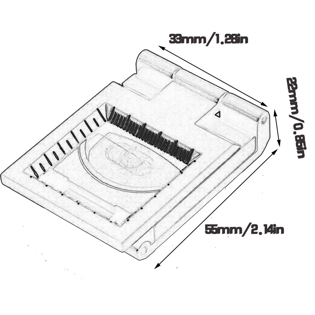 Table Magnifier 10X Magnifying Glass Cloth Textile Fabrics Inspection Folding Scale Magnifier with 2 LED
