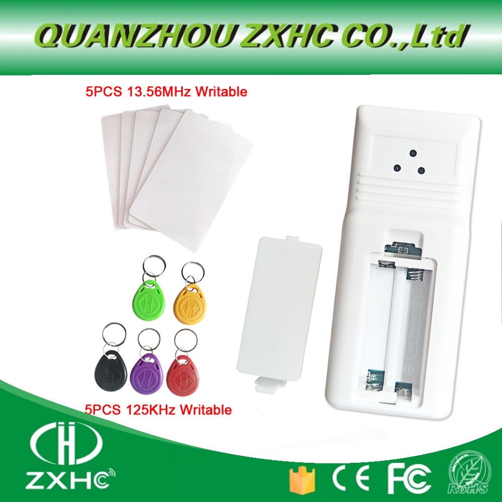 Rfid 125 khz  id 13.56 mhz ic kopimaskin reader writer for  em4305 t5577 uid utskiftbar tag