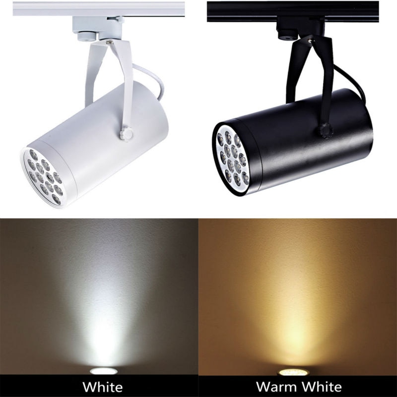 LED Track verlichting 3 W 7 W 12 W 18 W Track Verlichting Retail Spot Wandlamp Rail Spots Vervangen halogeen Lampen Wit/Zwart