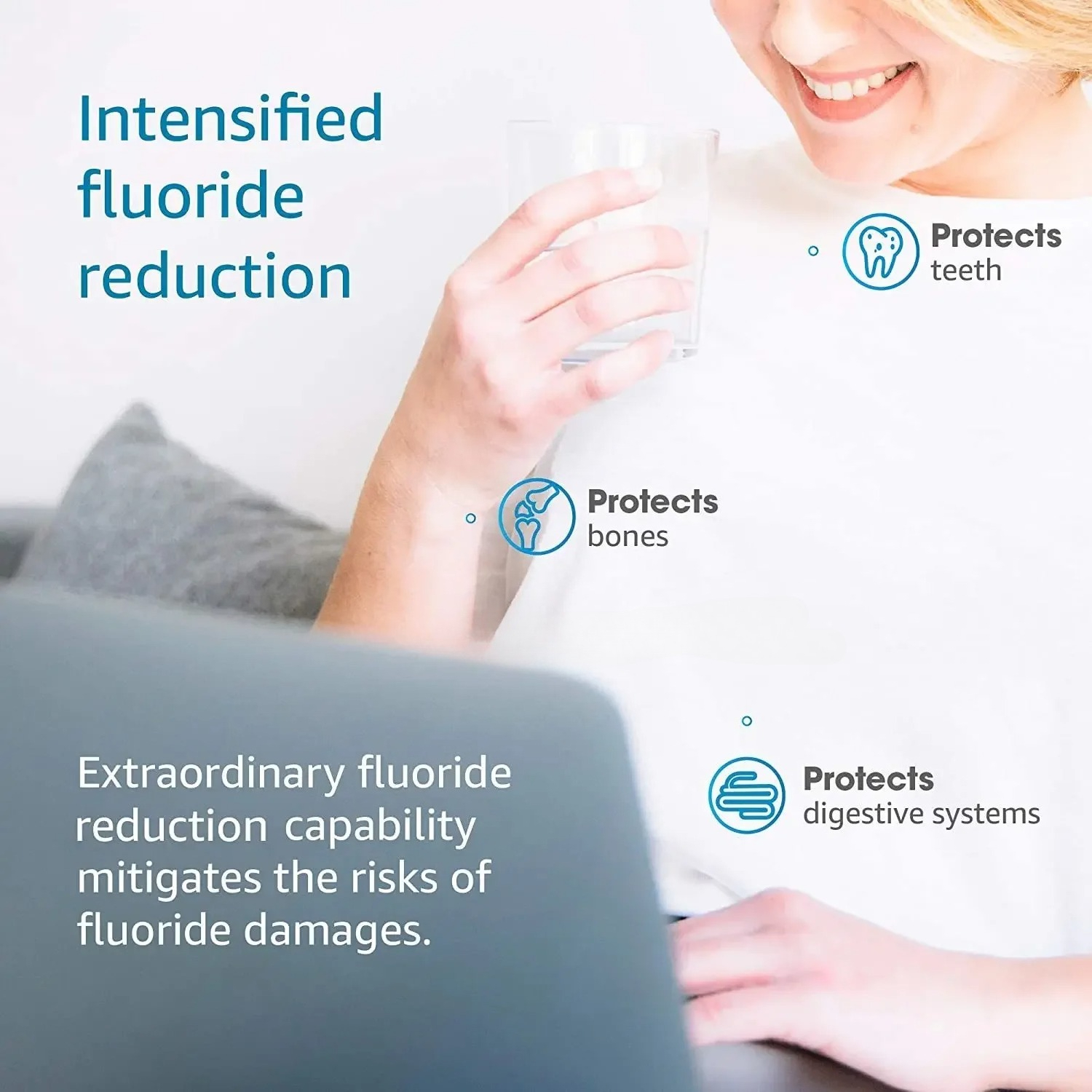 Vervanging 2 BB9-2 en 2 fluoride waterfilter PF-2, compatibel met het zwarte Berkey Gravity waterfiltersysteem