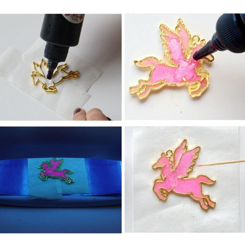 10-100g żywica UV krystalicznie czyste twardy żywica formy klej ultrafioletowe utwardzana żywica światło słoneczne aktywowane biżuteria z żywicy zrobienie rzemieślnictwo