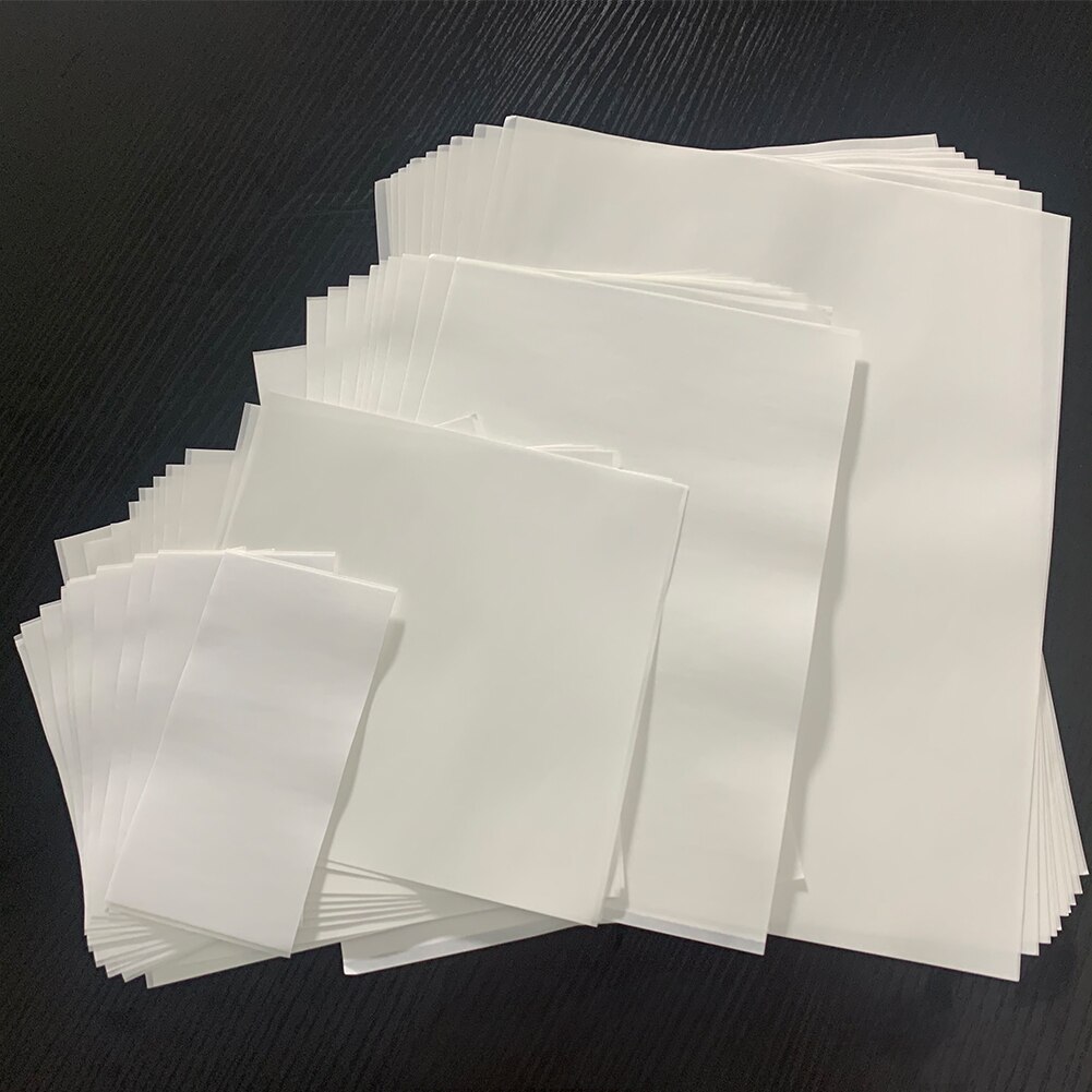 Two Size Clear Double Sided Adhesive Glue Sticker Sheets Cards Making for DIY Scrapbooking Paper Crafts Hardcover Photo Albums