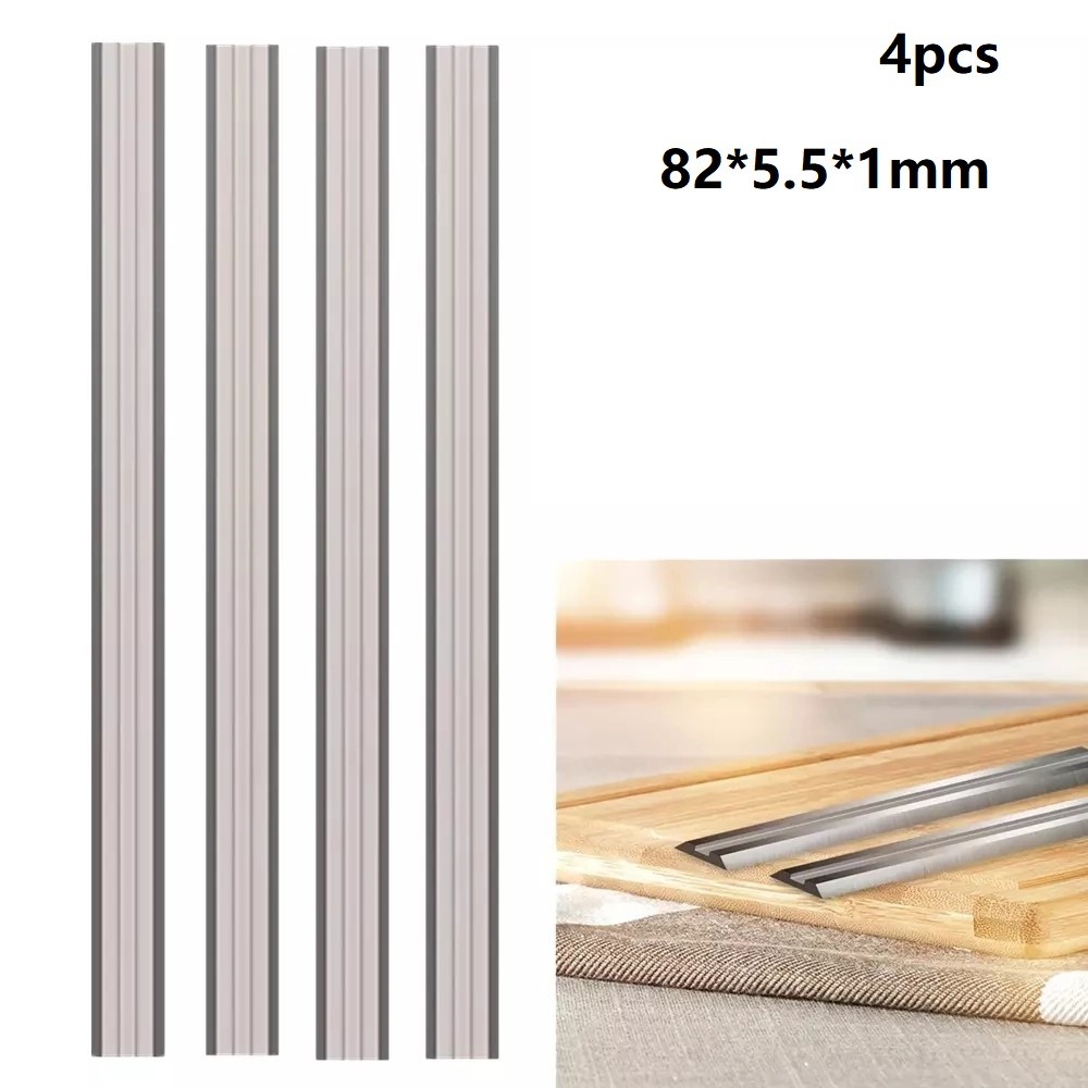 4 kpl 82mm sähköhöylän terää hss käännettävä puuhöylä veitset puuntyöstökoneiden osat kaste-alt b-osch mak-ita