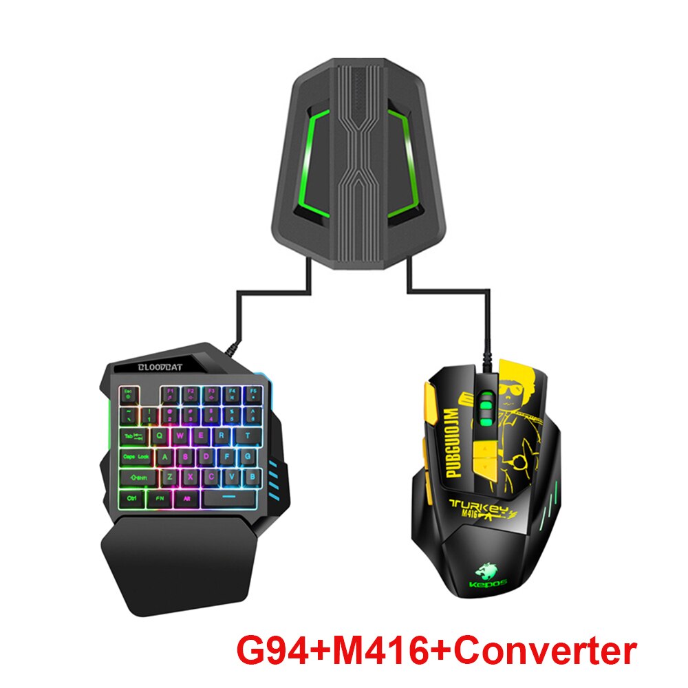 USB Gaming Mice LED Backlit Wired Keyboard And Mouse Set Keyboard Mouse Gamer Kit For PS3 PS4 XBOX Game PC Laptop: G94 M416 SW315