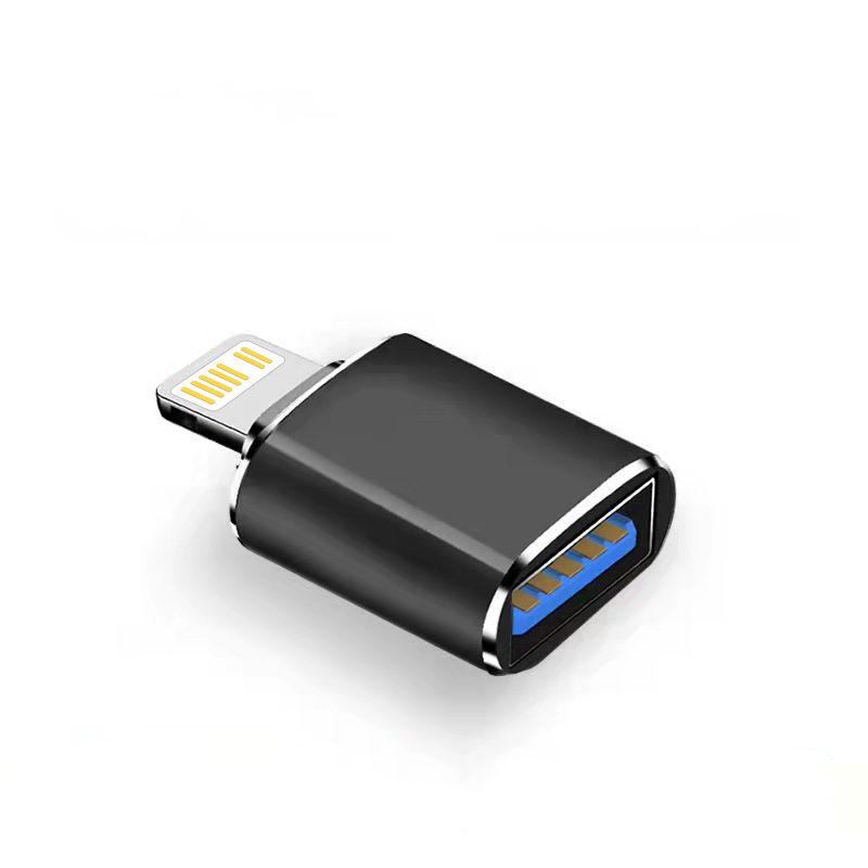 Adaptador Lightning macho a USB3.0 hembra OTG Lightning a USB U-disk lectura convertidor de transferencia de datos para iPhone iPad IOS 13 superior