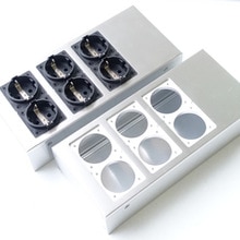HIFI EU Power Socket Chassis - Aluminum HiFi DIY Box Shell - European Standard