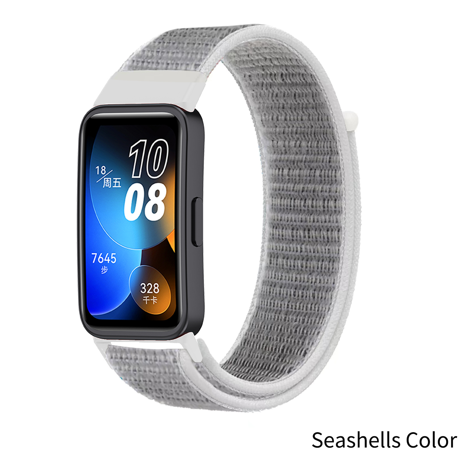 Strap For Huawei band 9/8/7 accessories smart watch replacement belt Nylon sport wrist watchband bracelet correa Huawei band 9: Purple Green / 19mm
