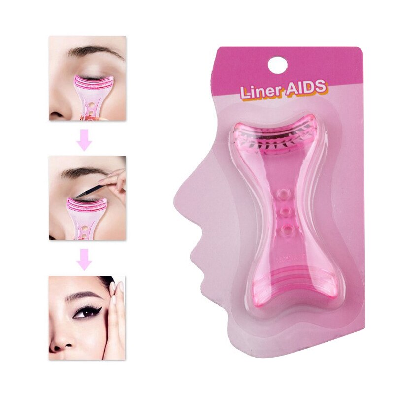 Modèle d&#39;eyeliner de maquillage pour les yeux, outil d&#39;aide pratique, Guide d&#39;eyeliner, dessin de lignes pour les yeux, carte de guidage, moule, outil facile, 1 pièce