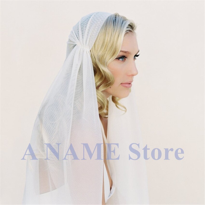 Jahrgang 1950s Juliet Kappe Schleier Braut Hochzeit Schleier Braut Lange Elfenbein Weiß Tüll Schleier velos de novia Schleier mariage