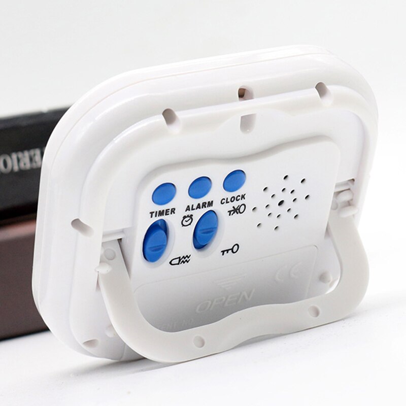 Reloj despertador de vibración para sordos, Luminova, Led, Digital, temporizador, electrónico para dulces, pantalla de escritorio, reloj para estudiantes, artilugios para escritorio