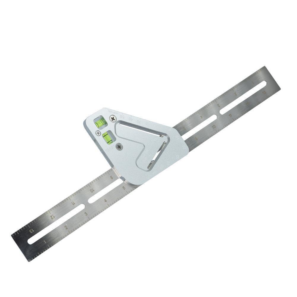 Multifunctional Angle Ruler Aluminum Alloy Level Gauge Measuring Tools