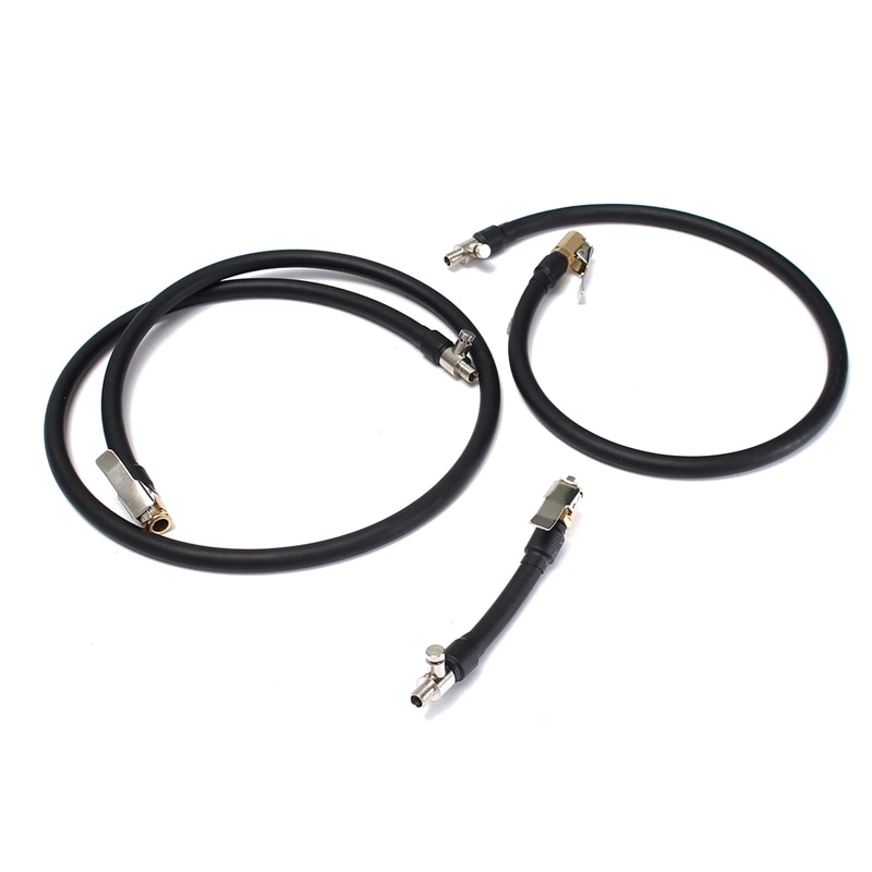 100mm Motorfiets Auto Flexibele Clip Air Tyre Chuck Inflator Deflatie Slang