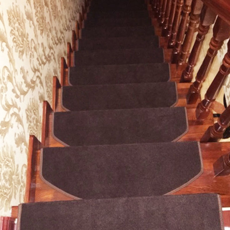 1 stk sæt trappetrin skridsikre tæpper trappemåtter puder tæppe  in 4 farver gentagne gange - brug sikkerhedspuder mat til hjemmet