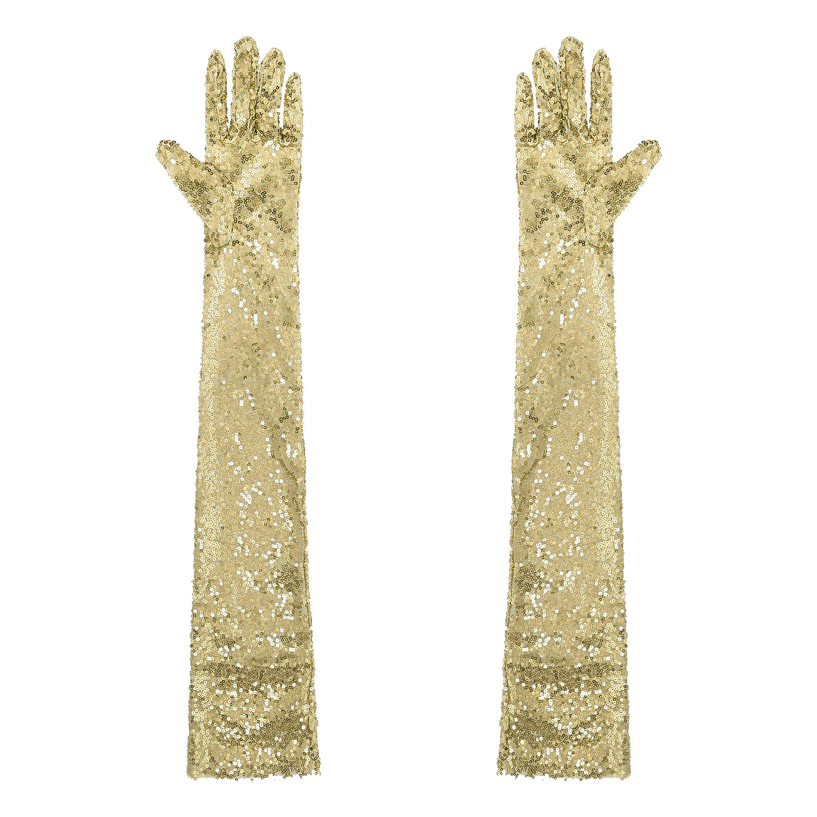 Damen 1920er Jahre lange Handschuhe Oper Finger Ellenbogen Länge lange Handschuhe glänzende Pailletten Mesh lange Handschuhe Rave Fäustlinge Ellenbogen Länge Vintage: Lavendel