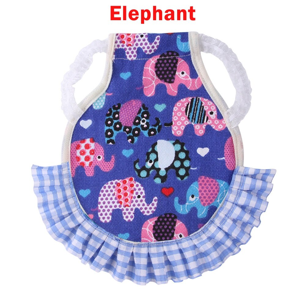 Gilet en dentelle de poulet élastique, 5 Types, tablier de selle, support de Protection en plumes, vêtements pour animaux de compagnie, volaille, poule, canard: Elephant