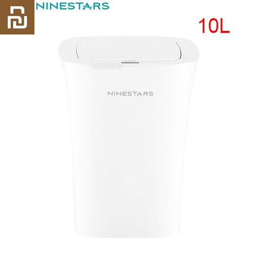 Xiaomi NINESTARS Waterproof Smart Trash Can Intelligent Induction Automatic Motion Sensor Trash Bin 10L 7L Large Capacity: 10L