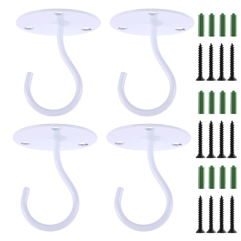 6 Tailles Argentés 75 Pièces Crochet A Visser, Screw In Hooks, Crochets