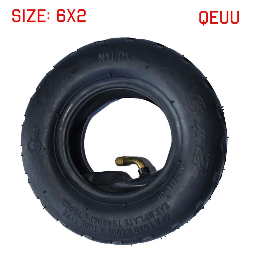 6X2 Inner -Tube and Outer tyre 6 Inch Scooter Tire & 6x2 Pneumatic tire trolley electric scooter pneumatic tire