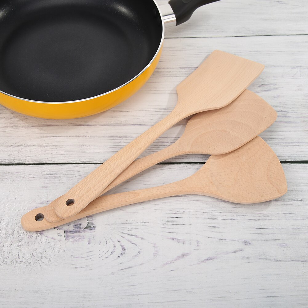 Wenge spatel houten antiaanbak spatel pan schep keuken kookgerei
