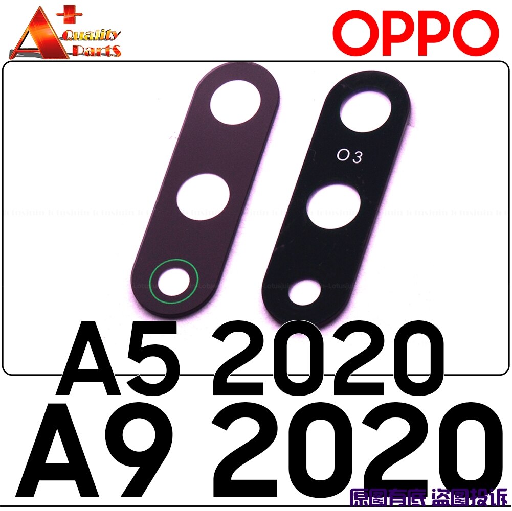 AOriginal Zurück Hinten Kamera Objektiv Glas Abdeckung Ersatz Abdeckung Für OPPO A15 A31 A32 A33 A53 A53S A5G A52 A72 a92 A5 A9: A5 A9 2020