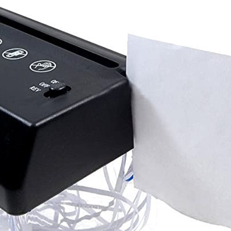 Portable Mini Paper Shredder Electric USB Battery Operated Shredder Documents Paper Cutting Tool for Home Office