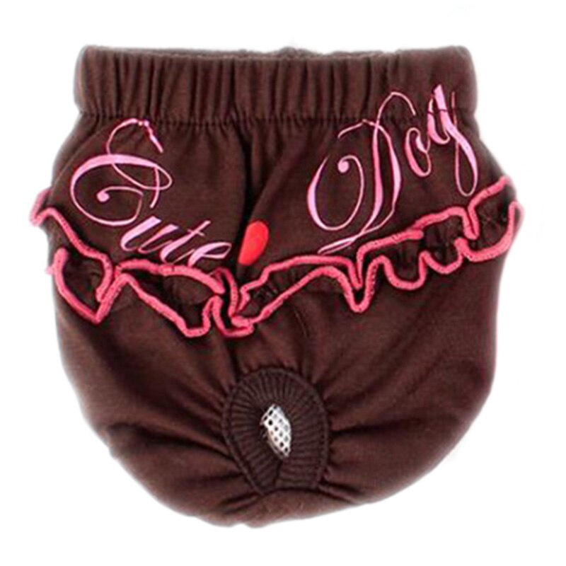 Abrlo-Pantalones fisiológicos para perro, pañal para mascotas, pantalones cortos sanitarios para niña, bragas, ropa interior para perros, XS-L