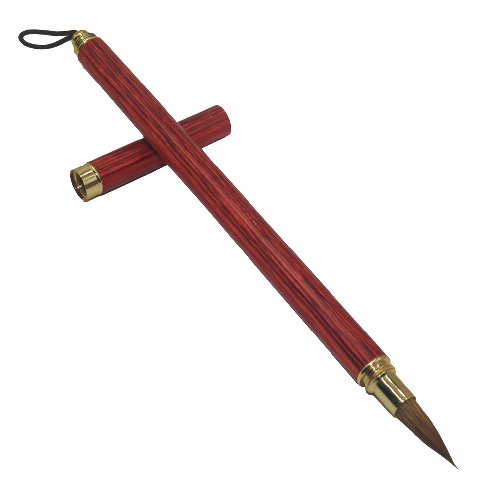 Regelmäßiger Scriptpinsel, Kalligraphiepinsel, Kunstpinsel, chinesische Pinsel, Crisperding-Öl, Aquarellpinsel, Wolfshaaröl: Gelb