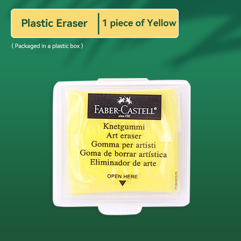 1pc gummisuddgummi för plast röd/gul/blå/grå skola kontor markera ritning bulk skisser examen korrigering målning konst: Blandad färg