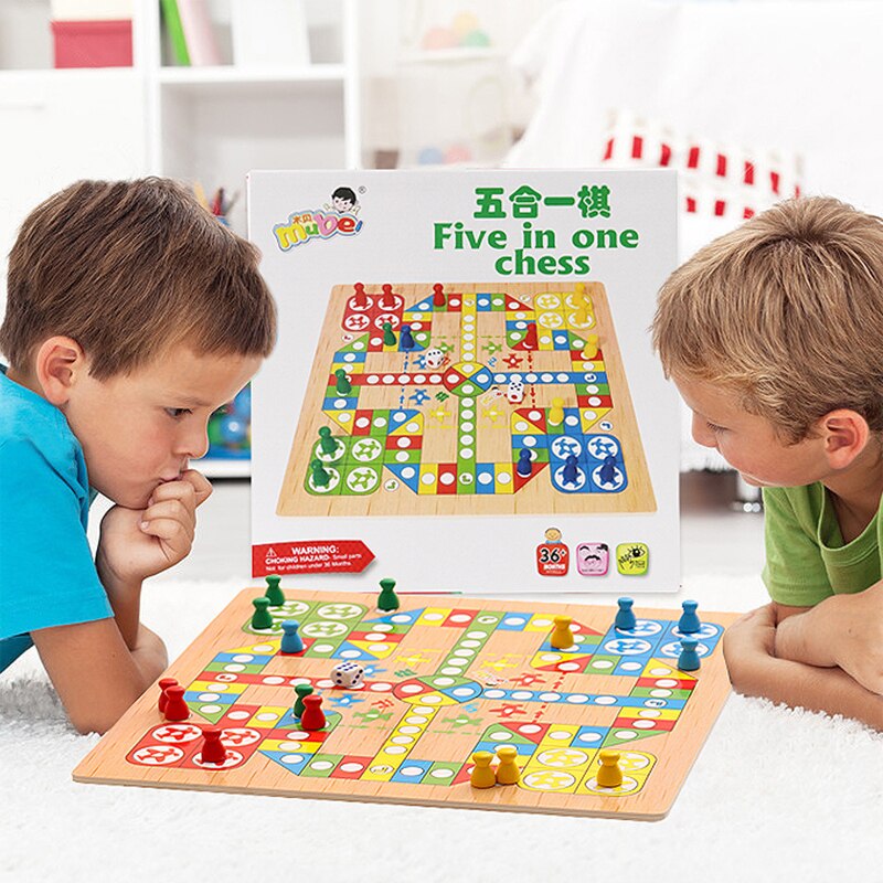 1 impostato Di Bambini Giochi di Partito Classico di Volo di Scacchi puzzle di Gioco di Volo di Scacchi famiglia festa per Bambini Del Capretto Giocattoli Gioco Da Tavolo giocattoli