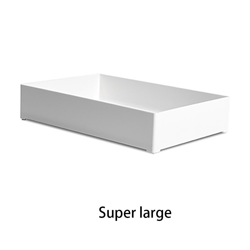 Combination Storage Drawer, Simple Plastic Drawer, Tableware Sorting Box, Stackable Desktop Sorting Debris Box: Super Large